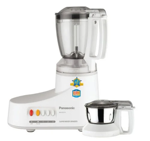 Panasonic Mixer Grinder Stainless Steel Blender 2jars Safety Lock system AC210