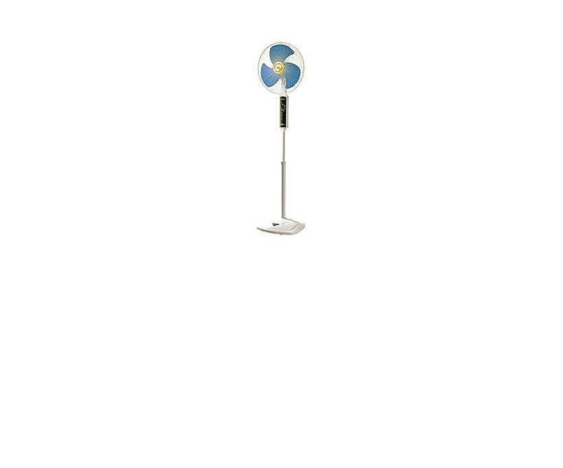 Panasonic F- 407X Standing Fan with Timer Gold and Blue Colour 3 Blade